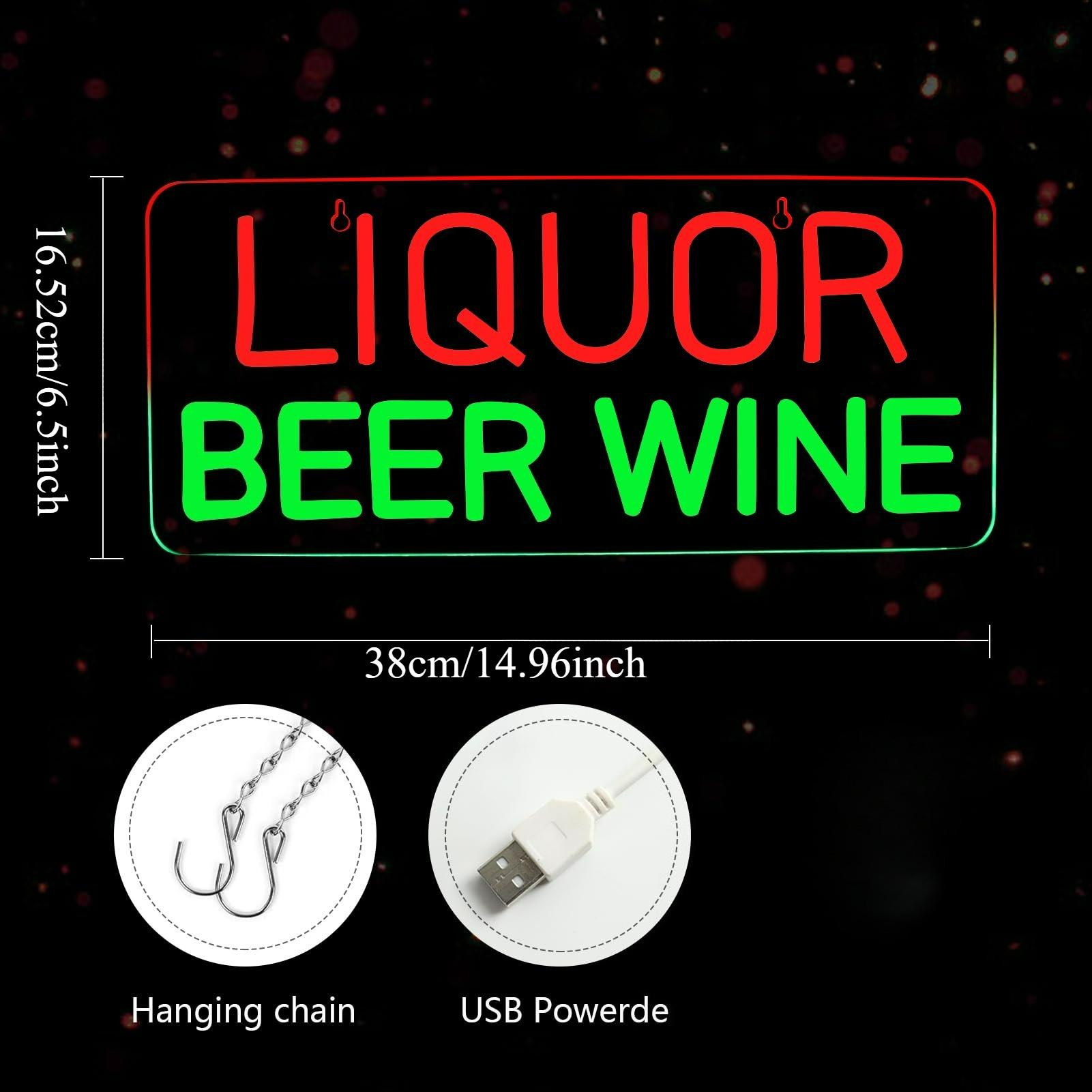Liquor Beer Wine Neon Signs fo - Wine In Beer Store ulasan dan harga