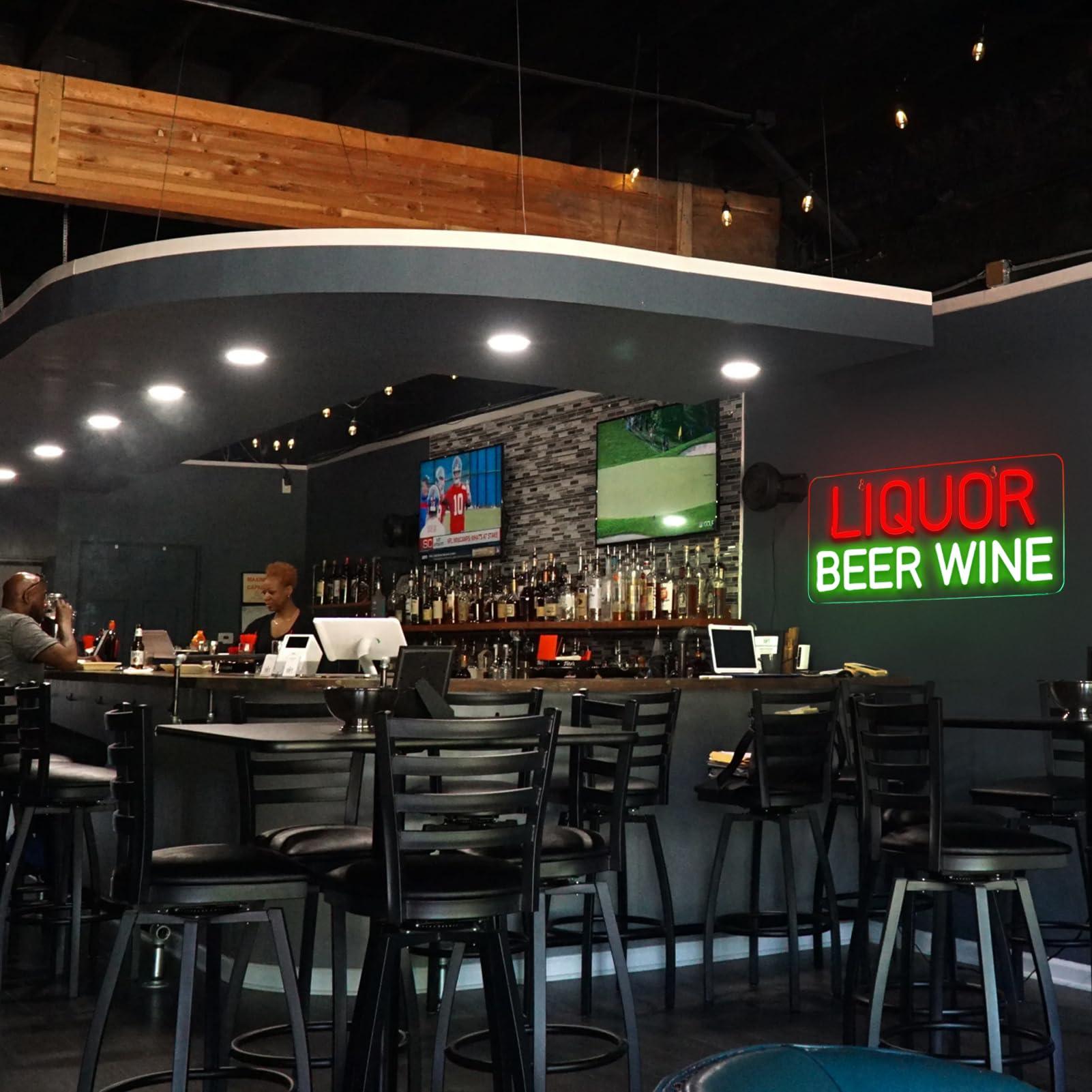 Liquor Beer Wine Neon Signs fo - Wine In Beer Store ulasan dan harga