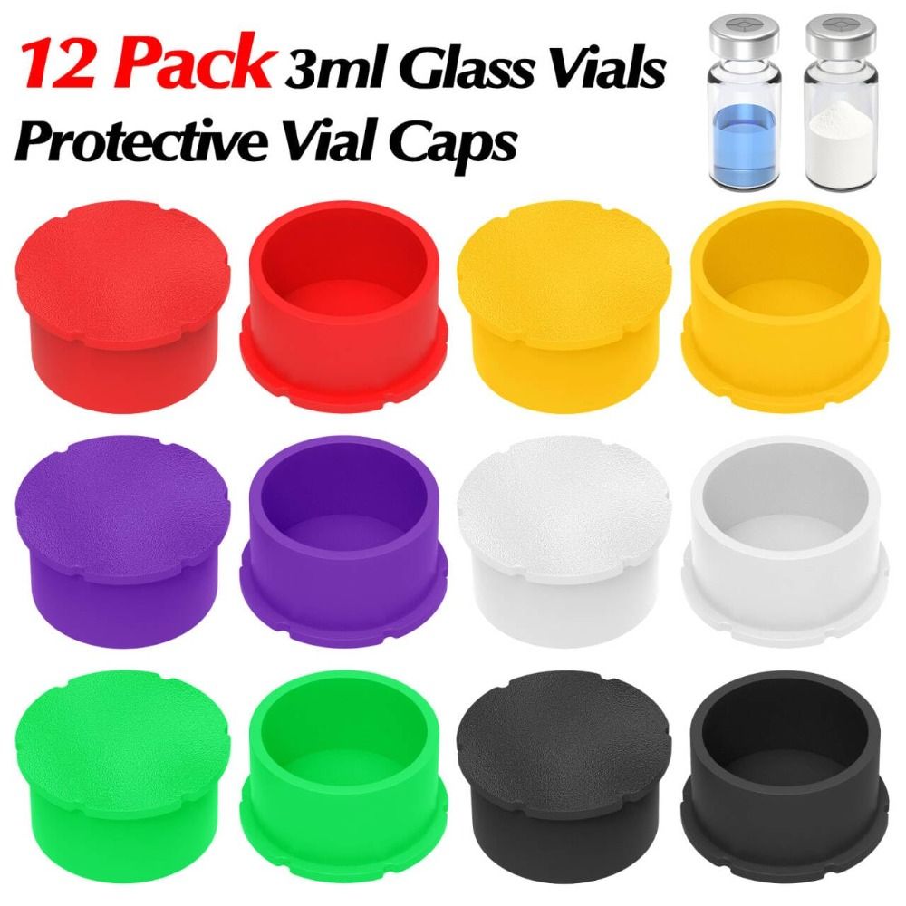 12Pcs/Pack Leak Free Glass Via - Bottle Stopper Set ulasan dan harga