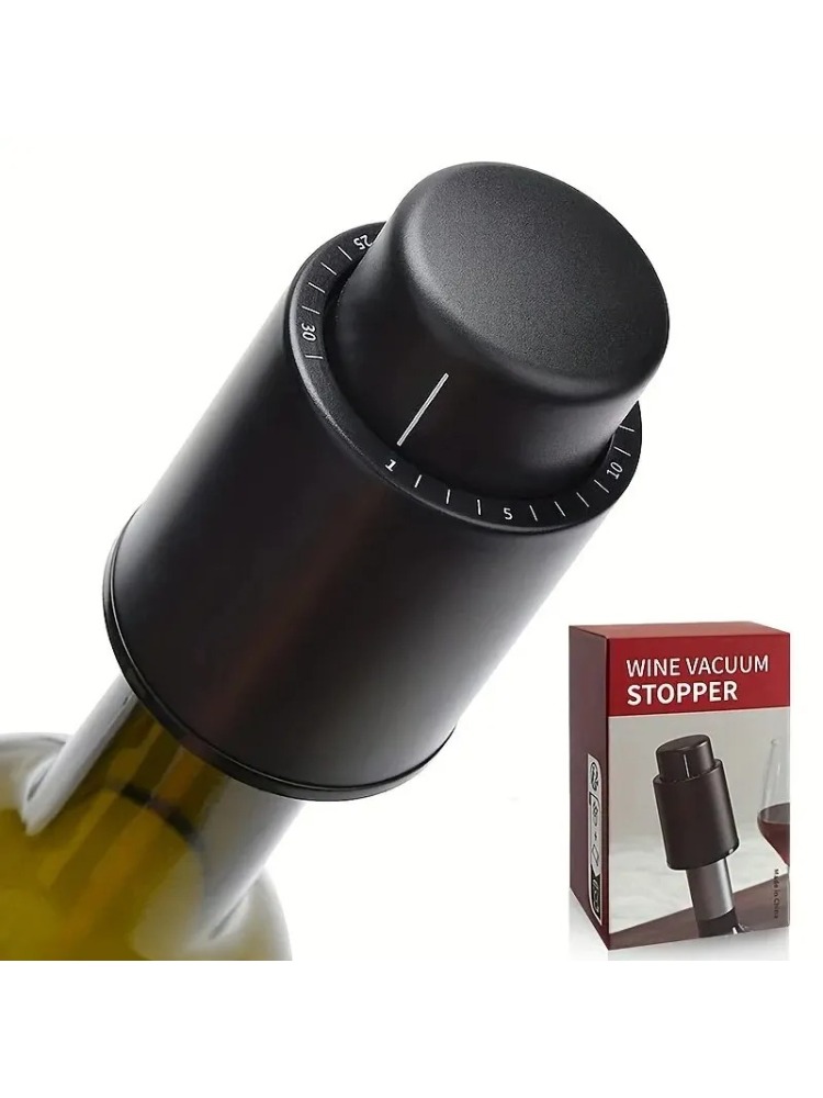 Vacuum Pump Wine Saver Cap Sto - Wine Stopper Vacuum ulasan dan harga