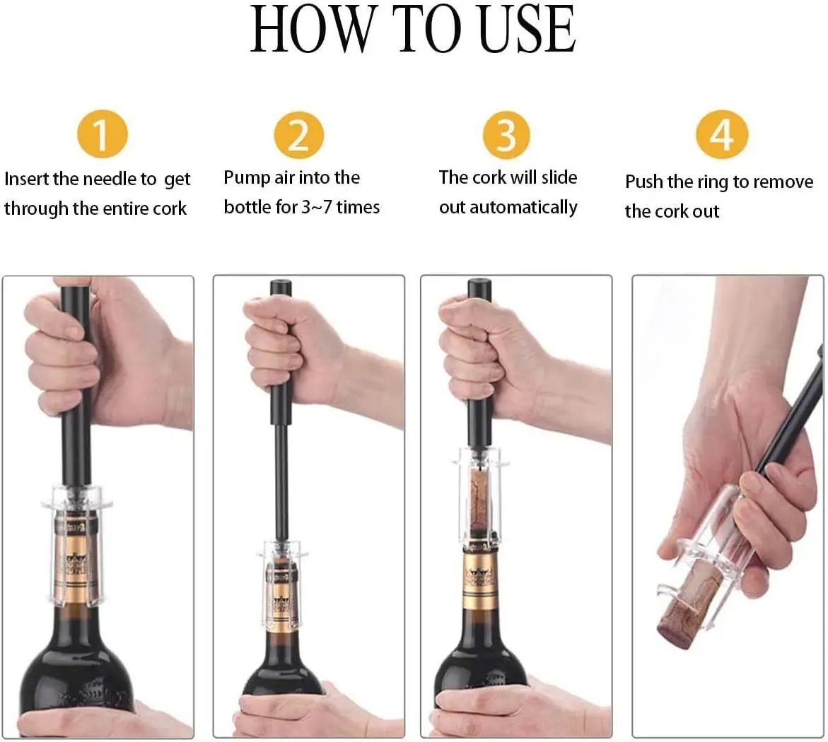 Air Pump Wine Bottle Opener Ai - Wine In Beer Bottle ulasan dan harga