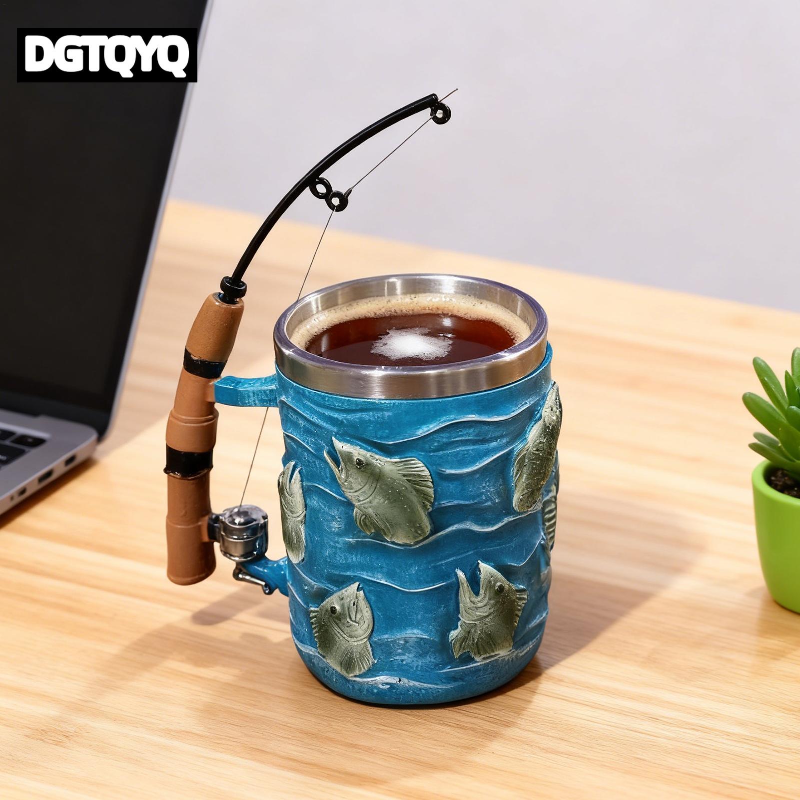 Coffee Mug Resin 3D Fish Cold  - Wine Beer Coffee ulasan dan harga
