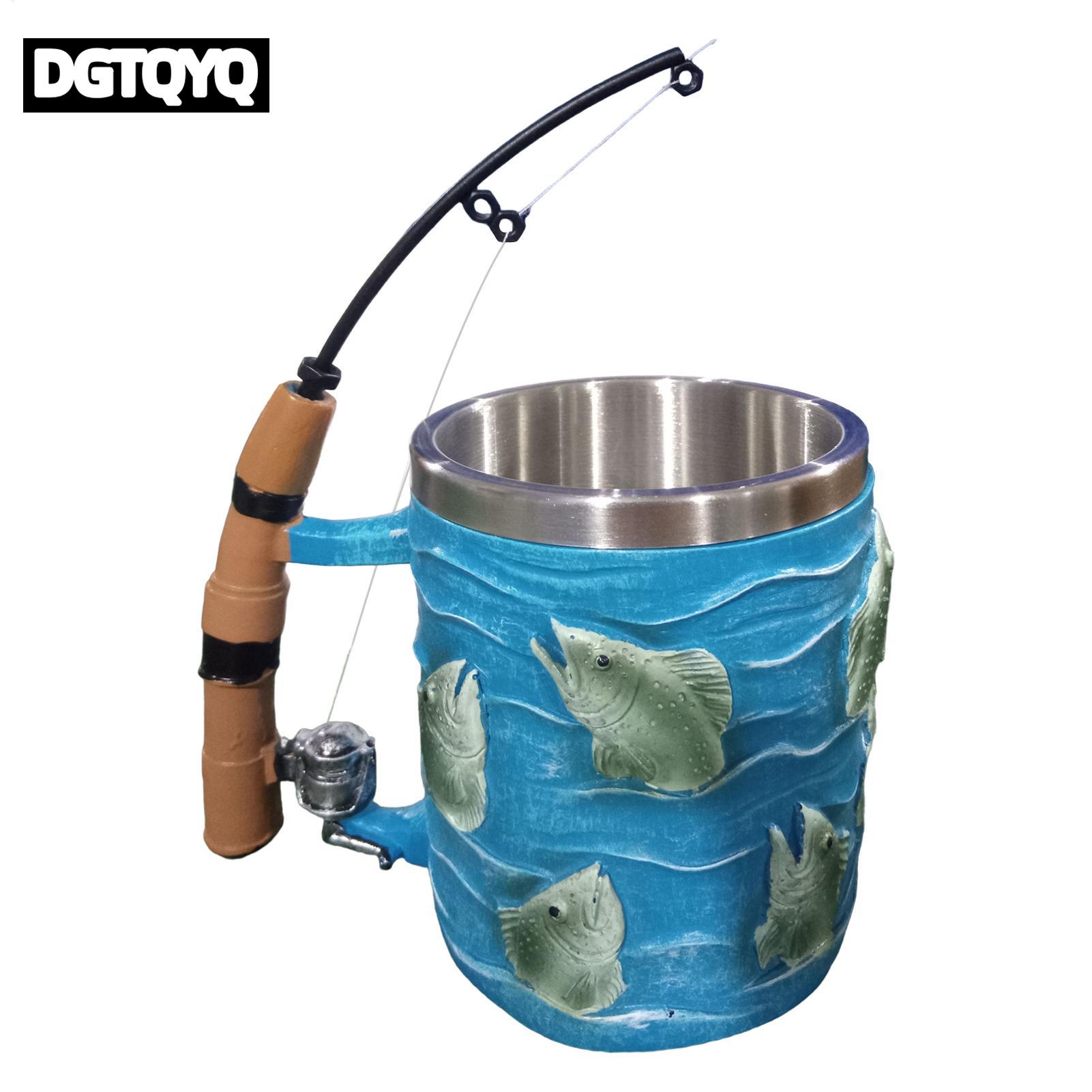 Coffee Mug Resin 3D Fish Cold  - Wine Beer Coffee ulasan dan harga