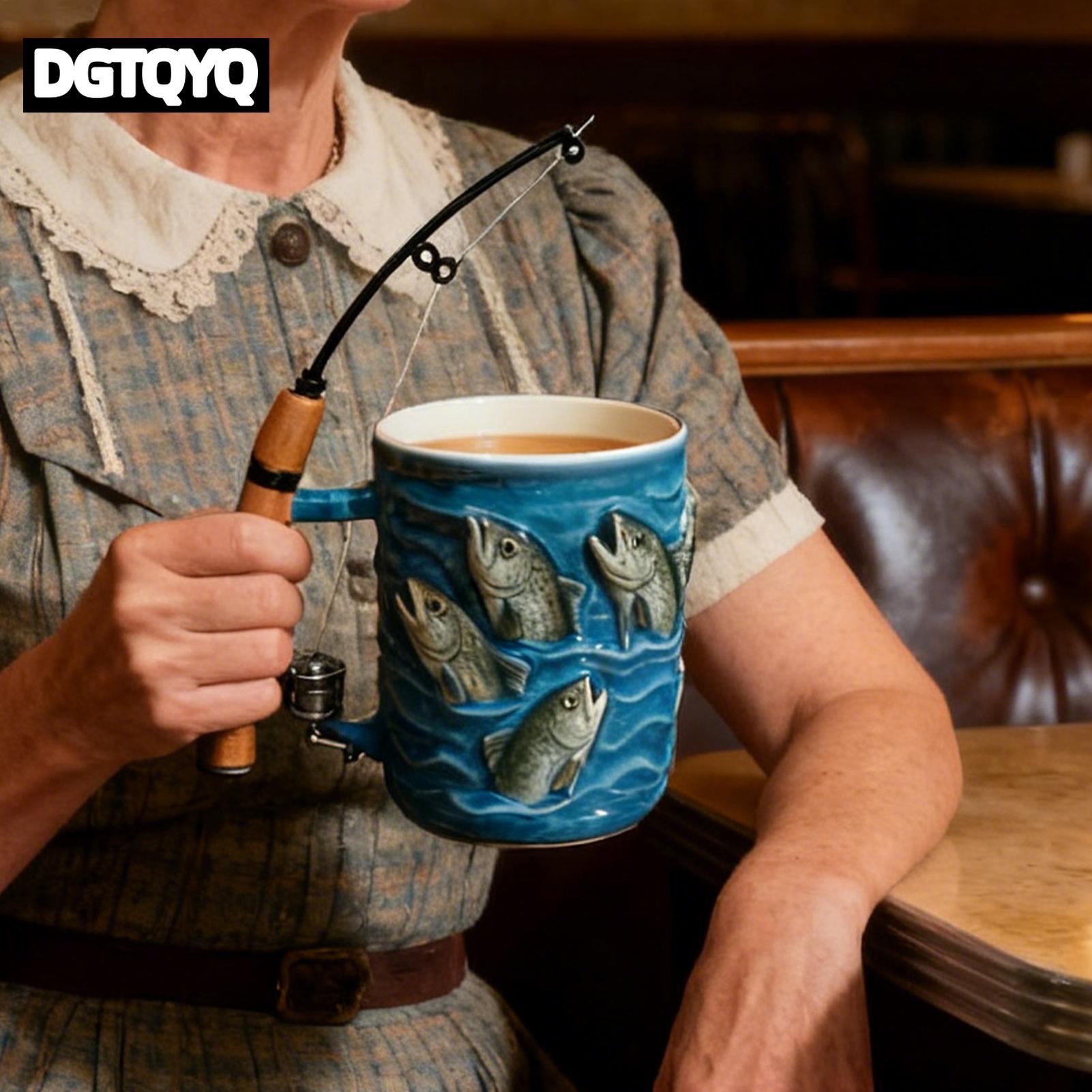 Coffee Mug Resin 3D Fish Cold  - Wine Beer Coffee ulasan dan harga