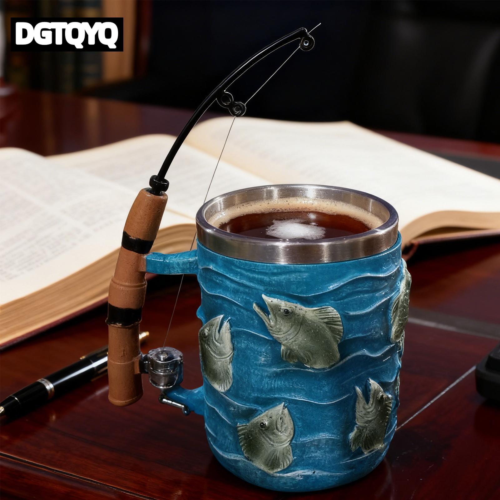 Coffee Mug Resin 3D Fish Cold  - Wine Beer Coffee ulasan dan harga